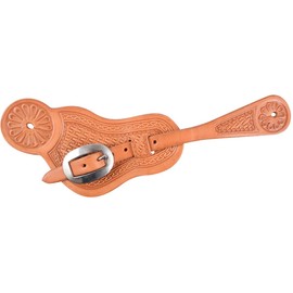 Martin Saddlery Natural Basket Stamp Spur Strap