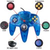 Tevodo N64 Controller, Upgraded Joystick Classic Wired Controller Compatible with