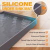 FLATO FLATO Waterproof Under Sink Mat 34" x 22" Shelf