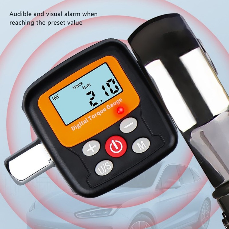Digital Display Torsion Meter High Accuracy 1/2 Connector 6 to