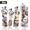 4PCS PU Leather Camouflage Waterproof Thicken Lining Golf Putter Head