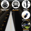 Remote LED Search Lights for Truck, Auto-Reset 360 Rotating Spot