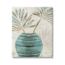 Stupell Industries Boho Plant Vase Canvas Wall Art by Flora Kouta