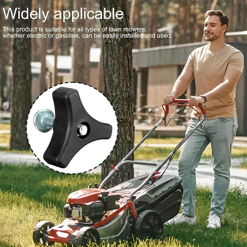 MIRKUZI Grab Handles for Lawnmower 2 Pieces Lawn Mower Handle