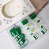 St.Patrick's Day Press On Nails Short Square Fake Nails with