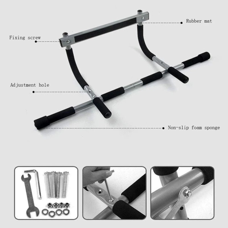 Heavy Duty Chin-Up Pull up Bar SIT UP Doorway Multi-Function