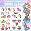 Gem Diamond Painting Kit for Kids, 24 Pieces DIY Diamond