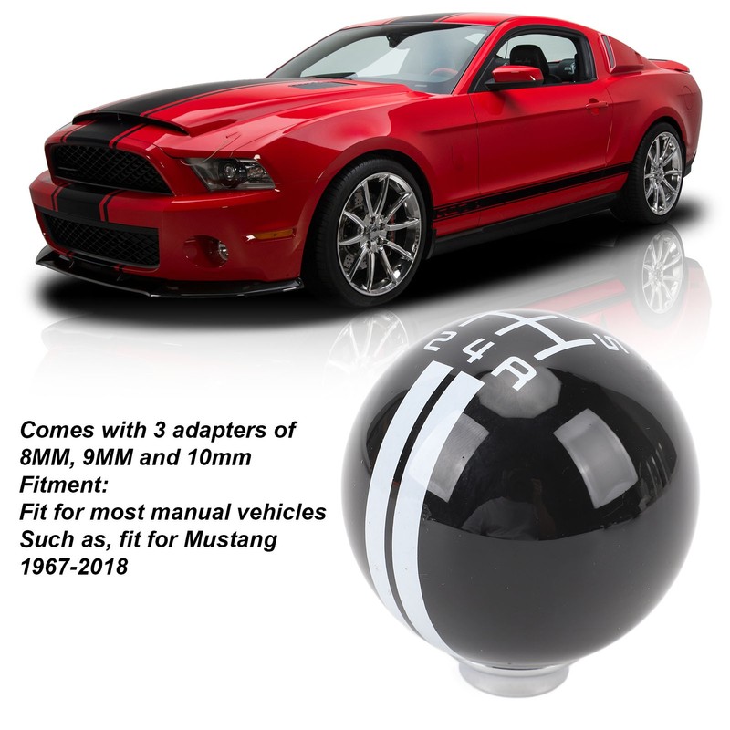 5 Speed Shift Knob Round Ball Manual Shift Knob with