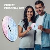 1 x Round Coaster - Letter T Mermaid Scales Fish