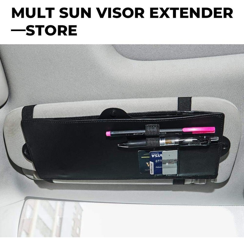 JoyTutus Car Sun Visor Sunshade Extender, Adjustable Car Sun Visor