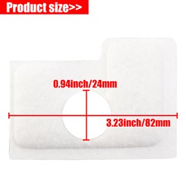 SOAJEE MS180 MS170 Air Filter for 017 018 MS 170 MS 180 MS170C MS180C Chainsaw Parts 1130 124 0800 11301240800 Carburetor Rebuild Pack of 6