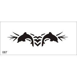 Airbrush tattoo stencil V087