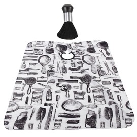 BIUDECO Salon Cape Hair Cutting Cape Barber Cape Set Barber Hairdressing Cape Barber Brush Neck Duster