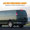 Cxdar Third 3rd Brake Light LED for 2003-2017 Chevy Express,