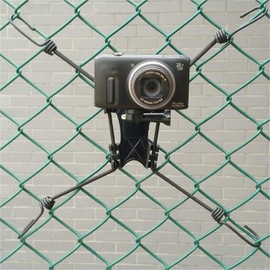 3-in-1 Universal Action Camera Chain Fence Installation, Suitable for Action Camera/Digital Camera/Mobile Fence Installation - Ideal Rear Seat Camera Installation for Recording Baseball, Softball,