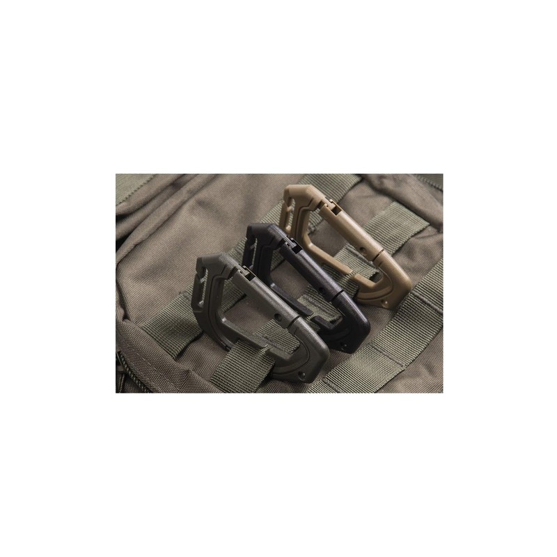 Mil-Tec Tactical Carabiner MOLLE Set of 2 Coyote