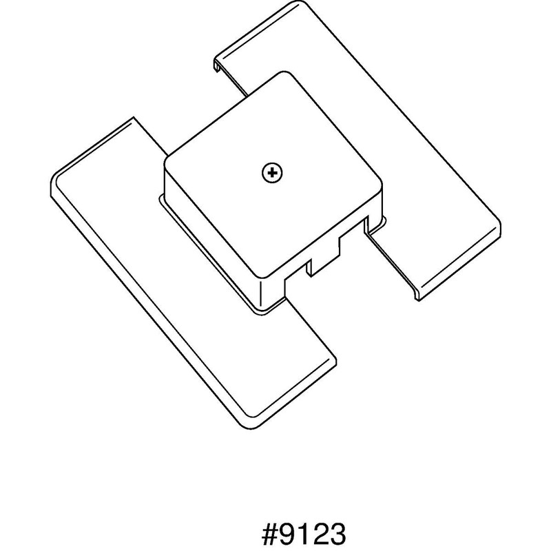 Progress Lighting P9123-31 Floating Canopy Mounts Anywhere on Track, Black