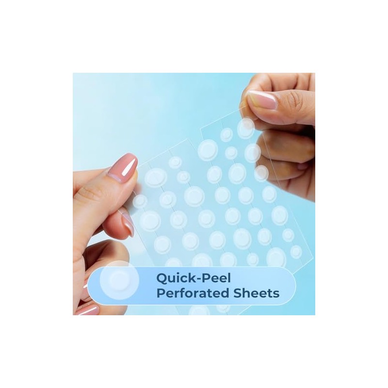 Ultra-Thin Hydrocolloid Pimple Patches - 504 Count