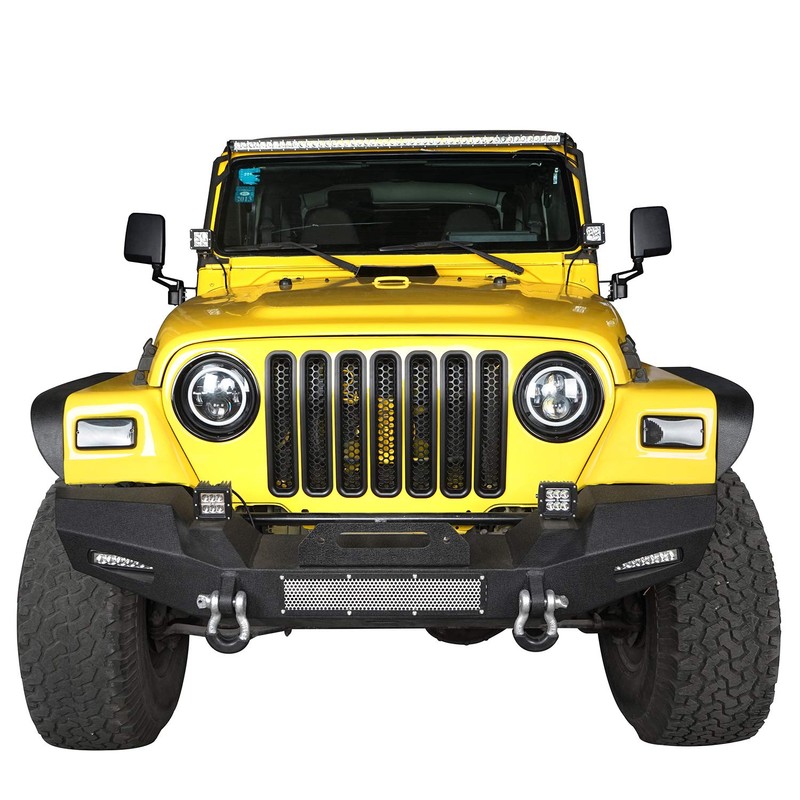 Wrangler TJ Grill Insert Honeycomb Front Grille Mesh Guard for