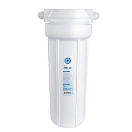 APEC Water Systems HW-10 10" White Standard Filter Housing with 1/4" John Guest Fittings
