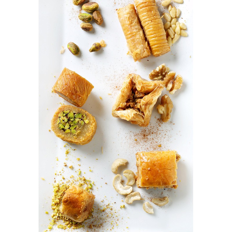 Al Bohsali 1870 - Premium Mediterranean Baklava Assorted Mix (53