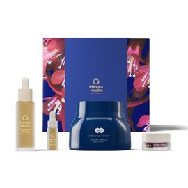 Manuka Health Daily Essentials Kit, Contains Manuka Honey Daily MGO 400+, Pro Vitality Daily Restorative Face Serum, Eternal Renewal Lip Balm, and Mini Eternal Renewal Face Serum