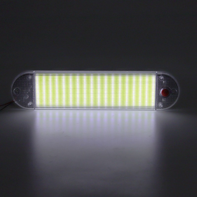 2Pcs Car Interior Roof Reading Light DC 12V‑24V COB with