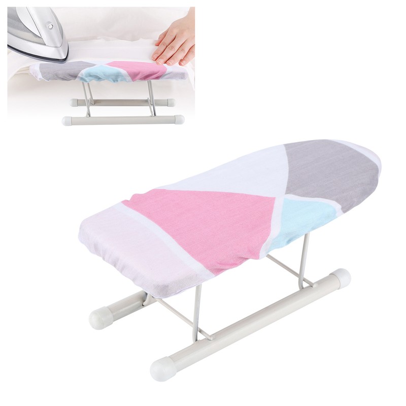 Mini Ironing Board Portable Folding Desktop Clothes Ironing Table for