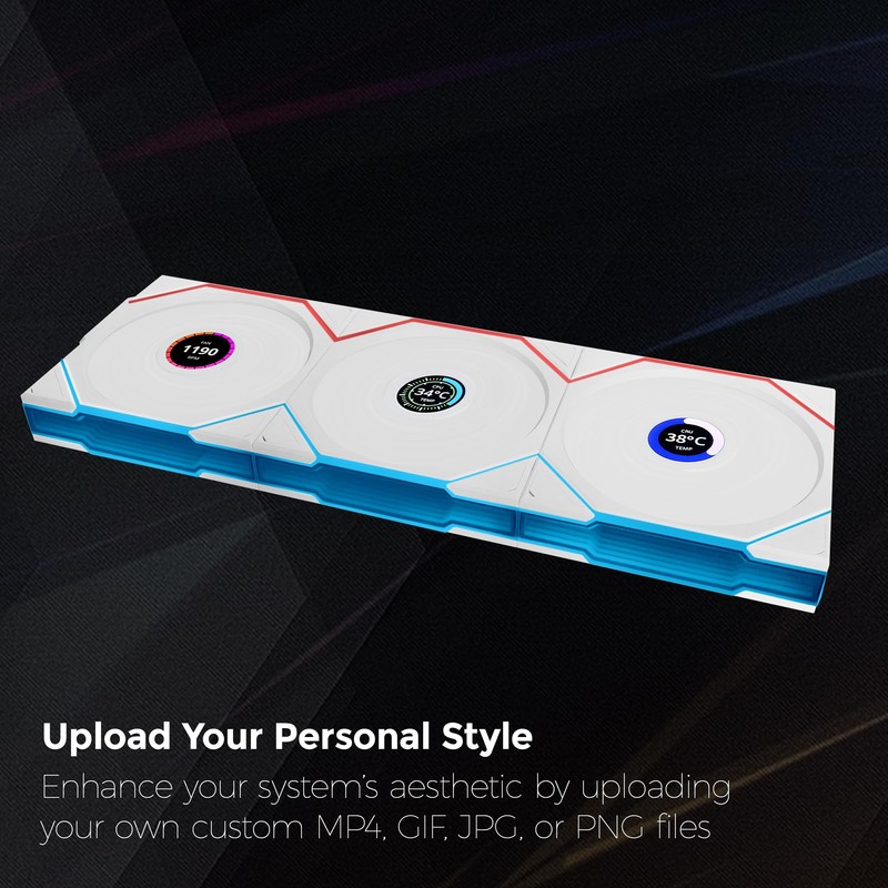 Lian Li UNI FAN TL Wireless Reverse 120 White (3pc)