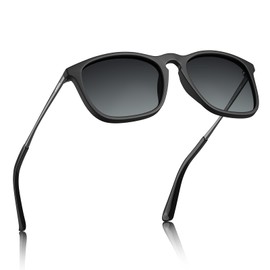 CARFIA Classic Square Polarized Sunglasses for Men UV Protection Driving Fishing Golf Outdoors Glasses