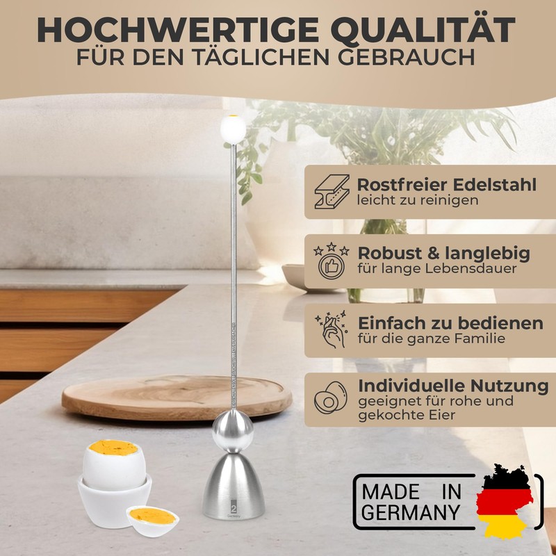 Clack 99009 Egg Shell Break Point Source Stainless Steel with