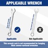 WORKPRO 2-Pack Magnetic Wrench Organizer, 12-Piece Wrench Holder Set for