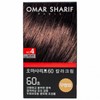 Omar Sharif 60-Second Color Cream Hair Dye No. 4 - Light Chestnut Brown 6ea