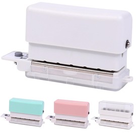 Moeagel Loose Leaf Punch, 6 Holes, A5 / B5 / A4 Compatible, Instruction Manual Included, Easy to Use, 30 Holes, 26 Holes, 20 Holes, Strong, Drilling Punch, Labor Saving, Multi-functional Hole Punch, Compact, Lightweight, Convenient to Carry, DIY Notebook