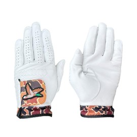 Duck Hunter Camo Golf Glove; Premium Golf Gloves with Camouflage Design for Duck Hunters & Golfers - Comfortable & Stylish:_Duck Hunter Glove_Worn On Left Hand_Large