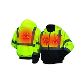 Pyramex Heated, Hi Vis Lime, 4X Large