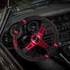 RASTP Universal Racing Steering Wheel,Deep Dish Steering Wheel Leather Embroidery