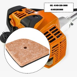 eMagTech 2-teiliger Trimmer-Luftfilter 41491201800 Kompatibel mit Stihl FS94 HL92 HL94 4149 120 1800 4149-120-1800
