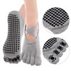 2Pairs Non Slip Yoga 5 Toe Socks Set Women Full