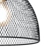firstchoicelighting Matt Black Mesh Easy Fit Ceiling Pendant Light Shade,