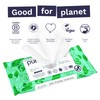Pura Natural Sensitive Baby Wipes, 99% Water, Unscented & Hypoallergenic,