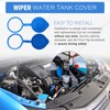 4Pcs Windshield Washer Fluid Cap Wiper Reservoir Tank Bottle Cap