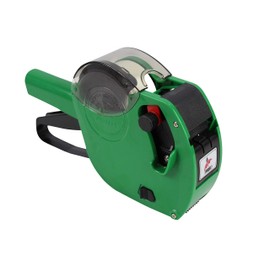 Panther™ PL-2612 Date Coding Gun with 3 Rolls of White Permanent 'Best Before' Labels with Black Text