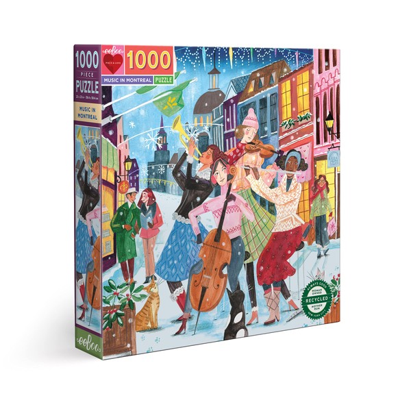 eeBoo: Piece and Love Music in Montreal 1000 Piece Square