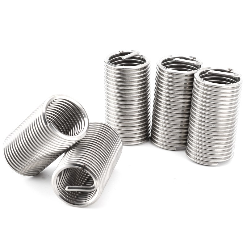 5Pcs Wire Thread Insert Stainless Steel Protective Coil Sleeve Screw