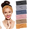 6 Pieces Women's Headband Elastic Soft Headbands Sports Hair Bands