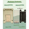 Pawfly Turtle Basking Dock with Ramp, Floating Reptile Platform for