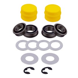 Ciuouient AM127304 AM118315 Front Wheel Bushing to Bearing Kits with Hardware and Hub Caps fit for John Deere L100 L105 L108 L110 L120 L130