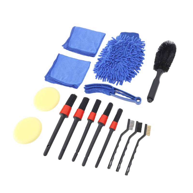 Car Cleaning Brushes Kit Highly Efficient Reliable Versatile Rugged Car
