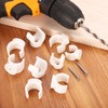 sourcing map 25 Pcs PEX Clips Pipe, 3/4 Inch PVC